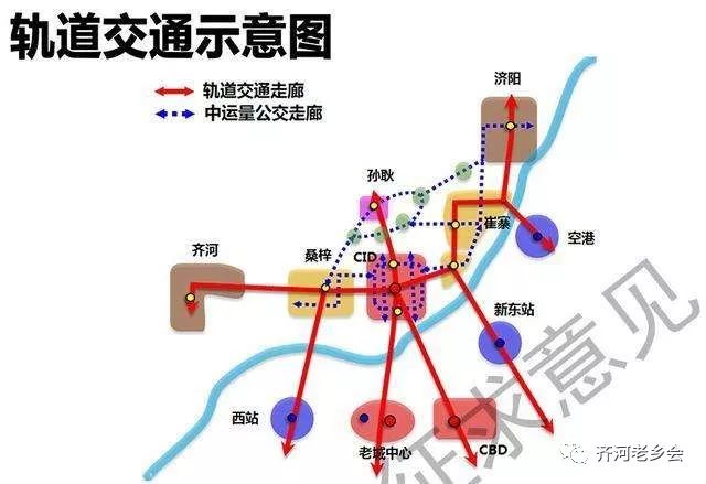 济阳轻轨最新规划图解读及详细解析