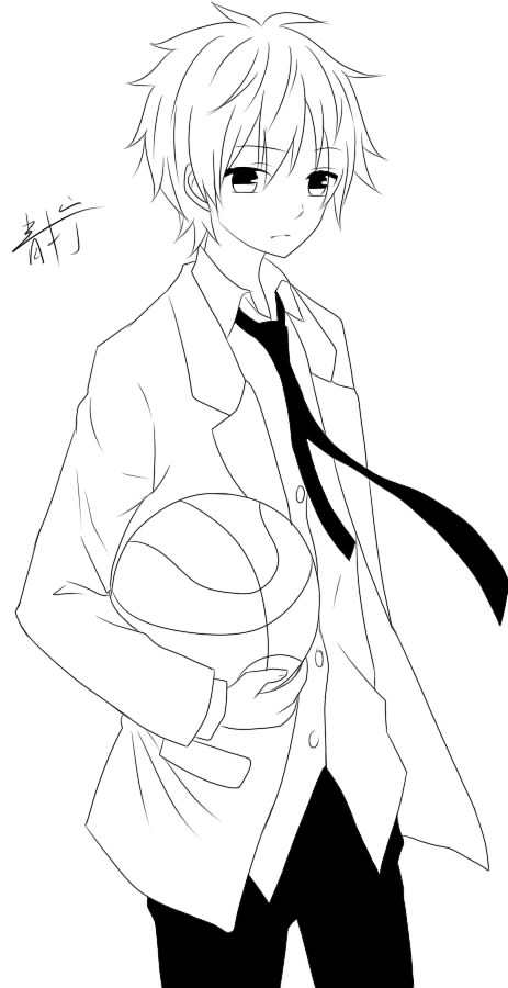 动漫男生侧脸绘画教程，步骤与技巧